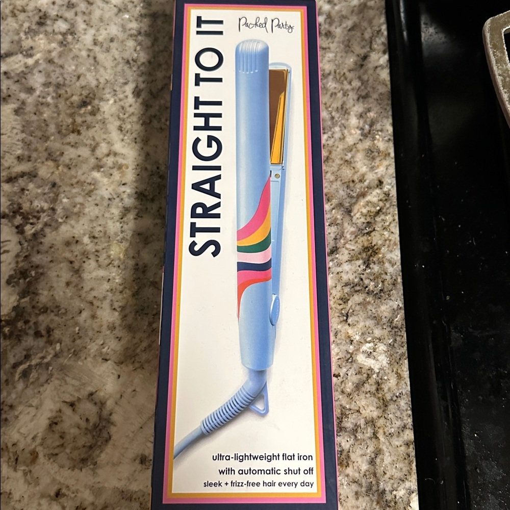 Packed Party Fun Hair Straightener - Pink and Blue